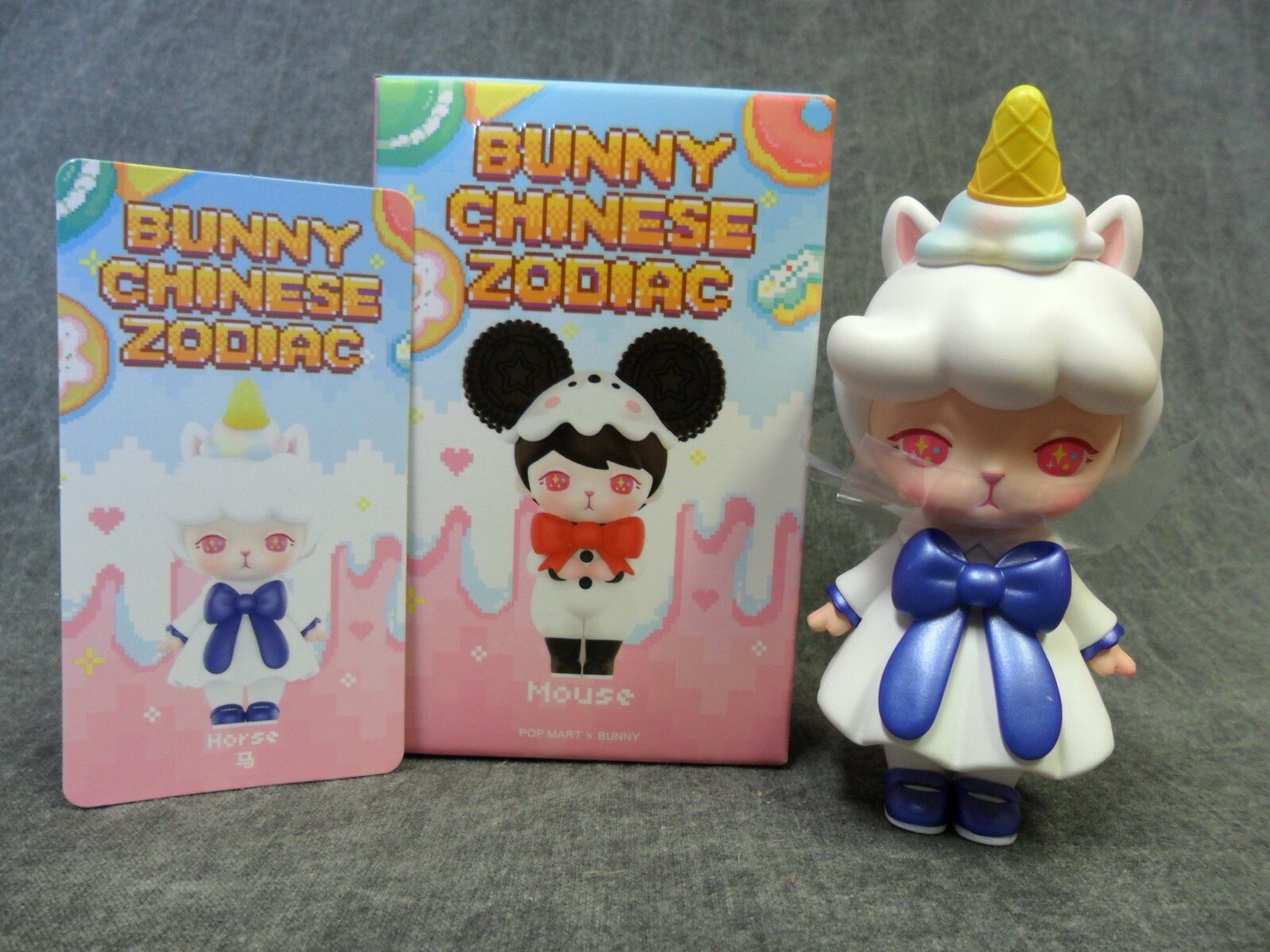 PopMart Bunny NEW * Horse * Bunny Китайский Зодиак Слепая Коробка Открытая фигура