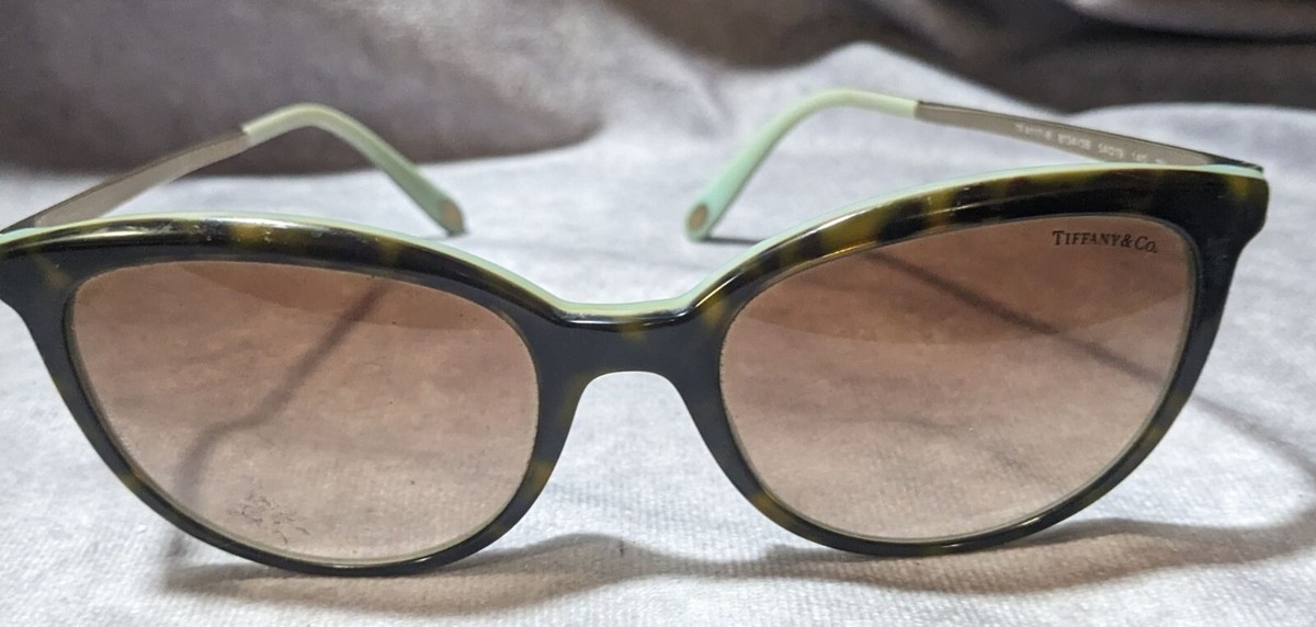 Tiffany & Co Tortoise And Blue Sunglasses | eBay