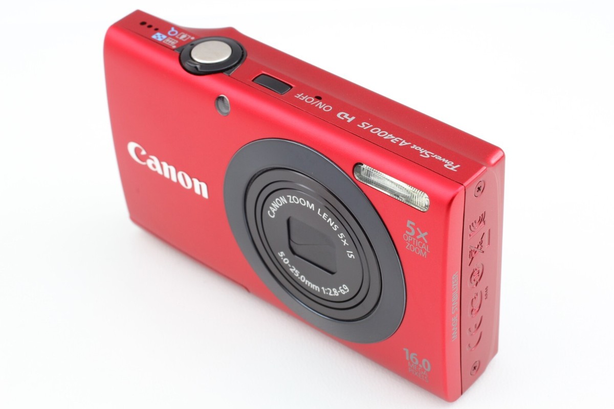 Canon PowerShot A3400 IS 16.0MP Digital Camera - Red for Canon PowerShot A3400 IS 16.0MP Digital Camera - Red for