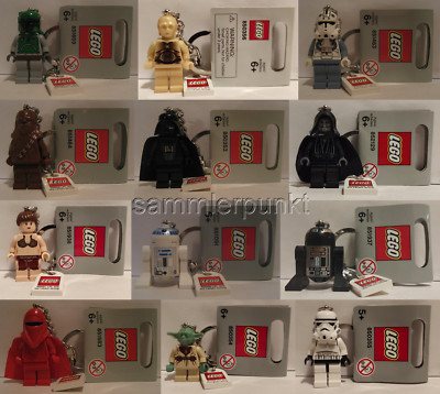 1 LEGO  STAR WARS SCHLÜSSELANHÄNGER (ÄLTER) Ihrer Wahl