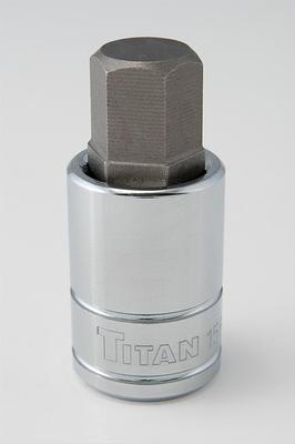 Titan Tools 15614 Hex Bit Socket 1/2'' Drive 14mm Chrome