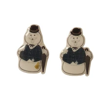 Post Earrings - New -  Rudolph the Red Nosed Reindeer  Sam the Snowman