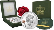 DIANA PRINCESS OF WALES 20th Anniversary 1 Kilo Silver Coin 25$ Solomon Islands