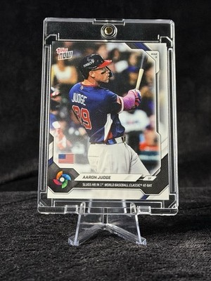 2026 Topps Now Aaron Judge #WB8 WBC World Baseball Classic Team USA