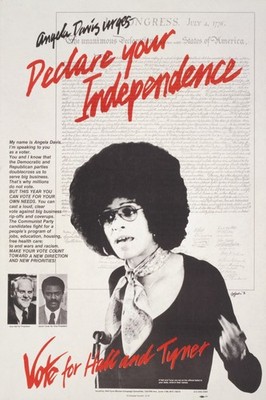  ️ Angela Davis Declare Your Independence Poster - Vintage Style 16x24  -