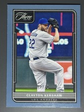 CLAYTON KERSHAW 2022 Three and Two Full Count Parallel 29/32 Dodgers Non Auto
