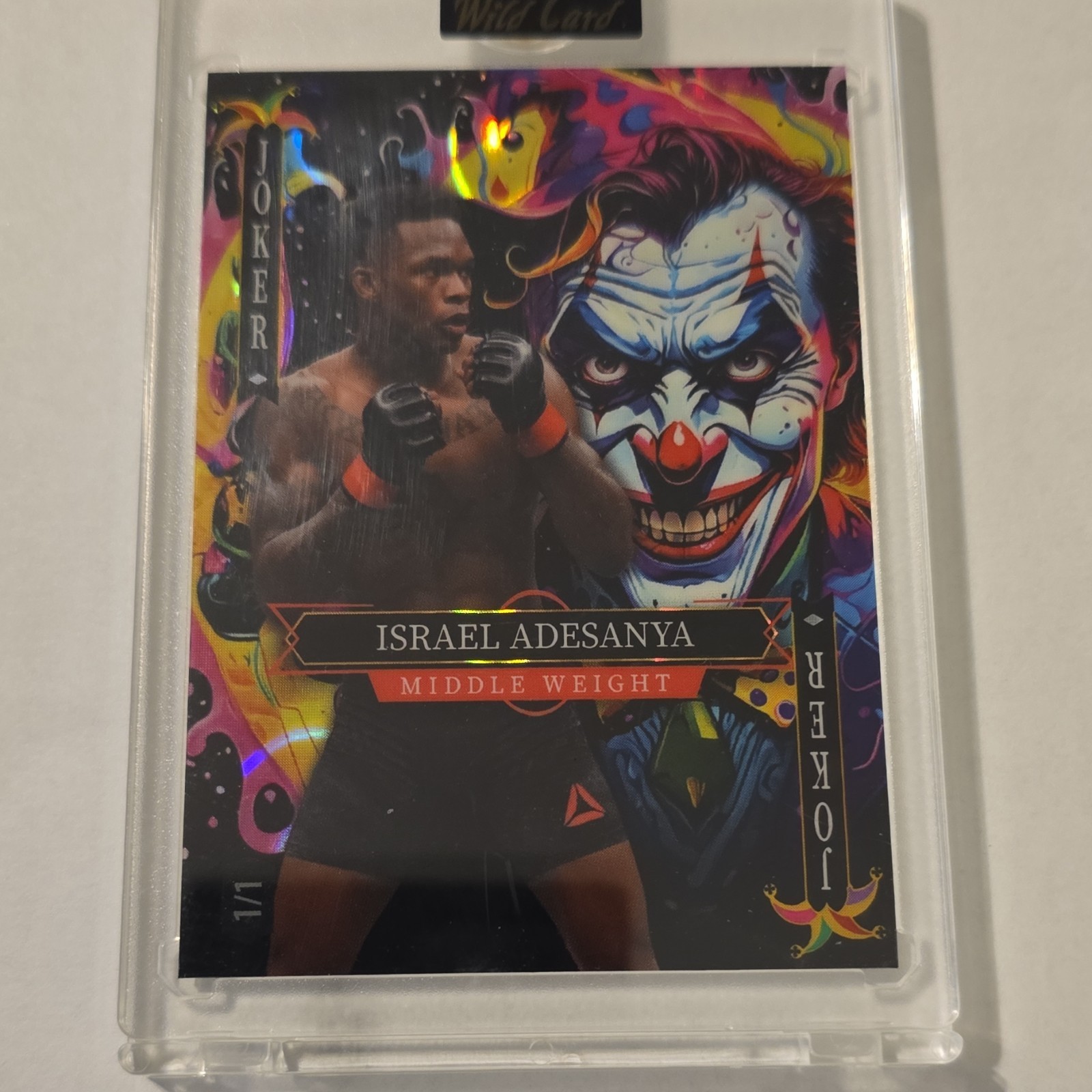 Israel Adesanya #TT-9 Ufc Cards 2024 Topps Midnight UFC Twilight trading card — raw and PSA graded price guide