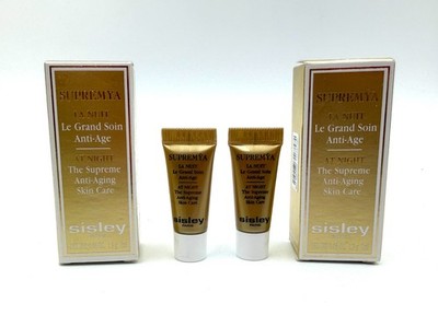 Lot of 2: Sisley At Night The Supreme Anti-Aging Skin Care 2ml *2= 4ml Total