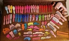 Lot of 90 Vintage Barbie and Baby Doll Hair Brushes and Combs in Assorted Colors