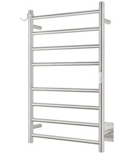 NORTTA Wall Mounted Towel Rack 8 Bars Plug-in And Hardwire Options 3 Working Mod