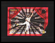 2021-22 Anthony Davis Panini Donruss Magicians Red Holo Laser /99 #4 LA Lakers