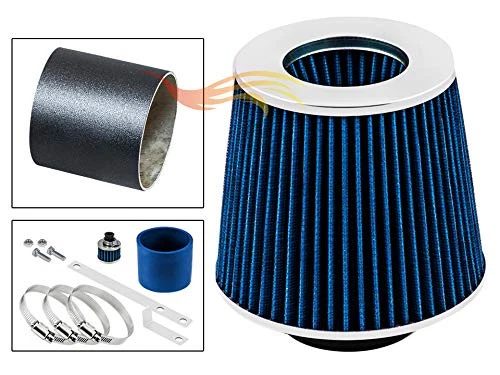 Kit de admisión de aire BCP RW AZUL 1993-1998 Jetta Passat Golf Corrado 2,8 L VR6 + filtro Foto 4 de 4