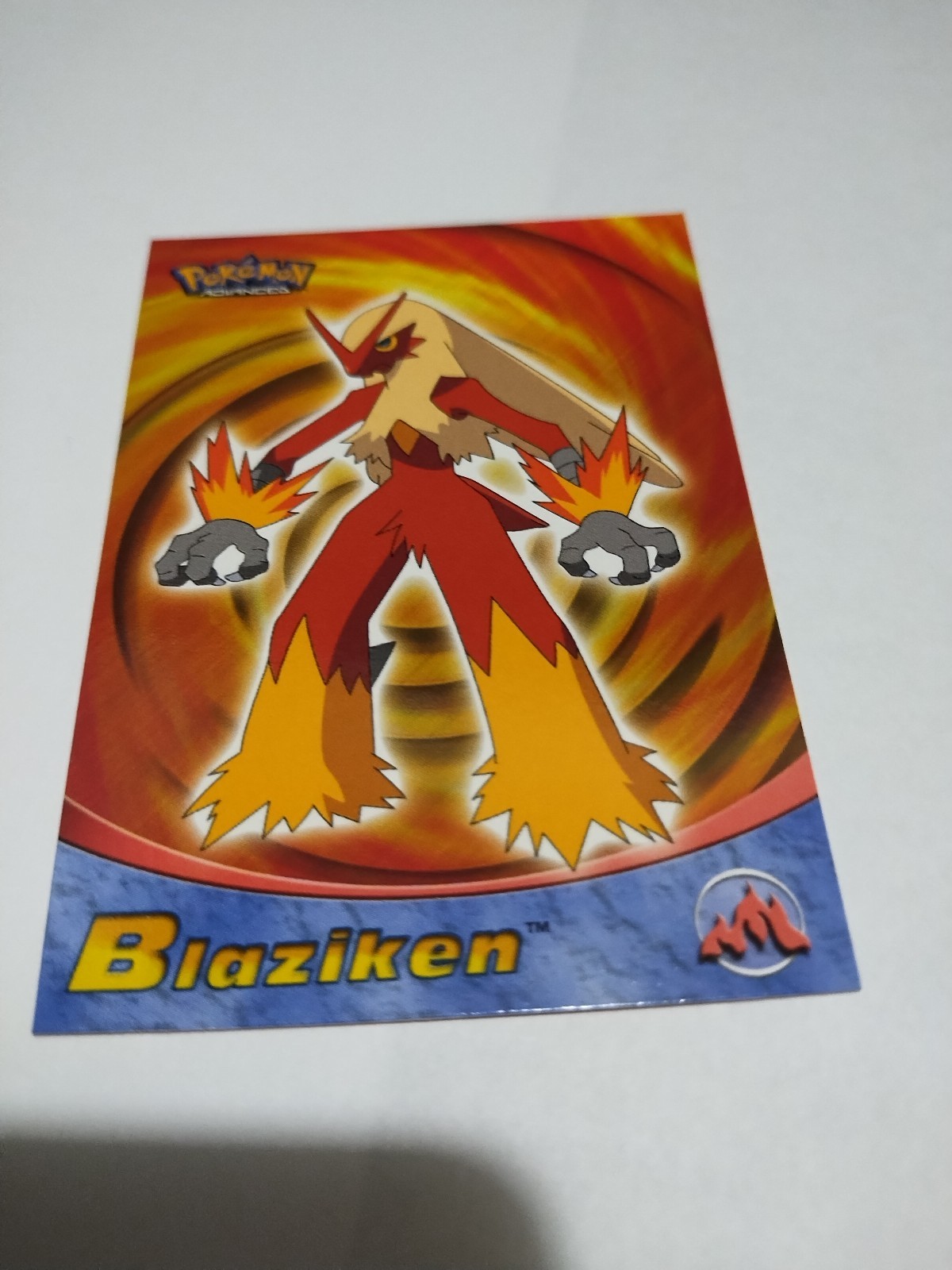 Mint 2003 Topps Pokemon Advanced 19 Blaziken Glossy Rare Vintage Card Pokemon