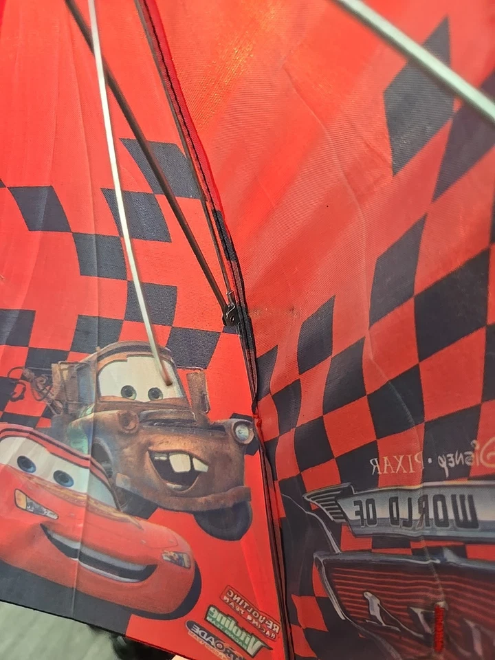 Disney Pixar's Cars Lightning McQueen Red/Black "I am Speed" Umbrella - Image 3 of 4
