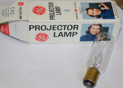 PROJECTOR LAMP -CAC -50W 115-125V -GE