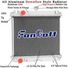 2 Row Radiator Fits Kubota B3000HSDC B3030HSDC B3000HSDCC B3030HSDCC Tractor