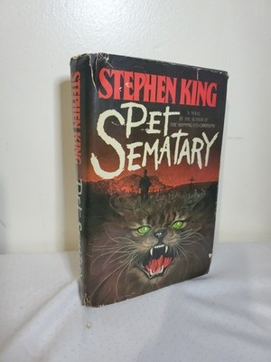 1983 Stephen Steven King Pet Sematary Cemetery Doubleday Vintage