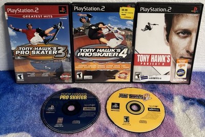 TONY HAWKS Pro Skater 5 Game Lot: 1 2 3 4 & Project 8 PlayStation PS1 PS2 Tested