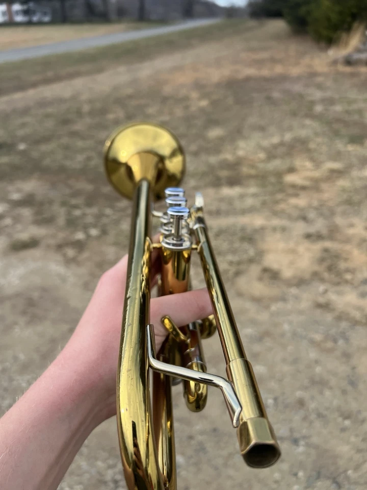 Trompeta, boquillas y estuche rígido GETZEN ETERNA C profesional (de gran diámetro) Foto 2 de 4