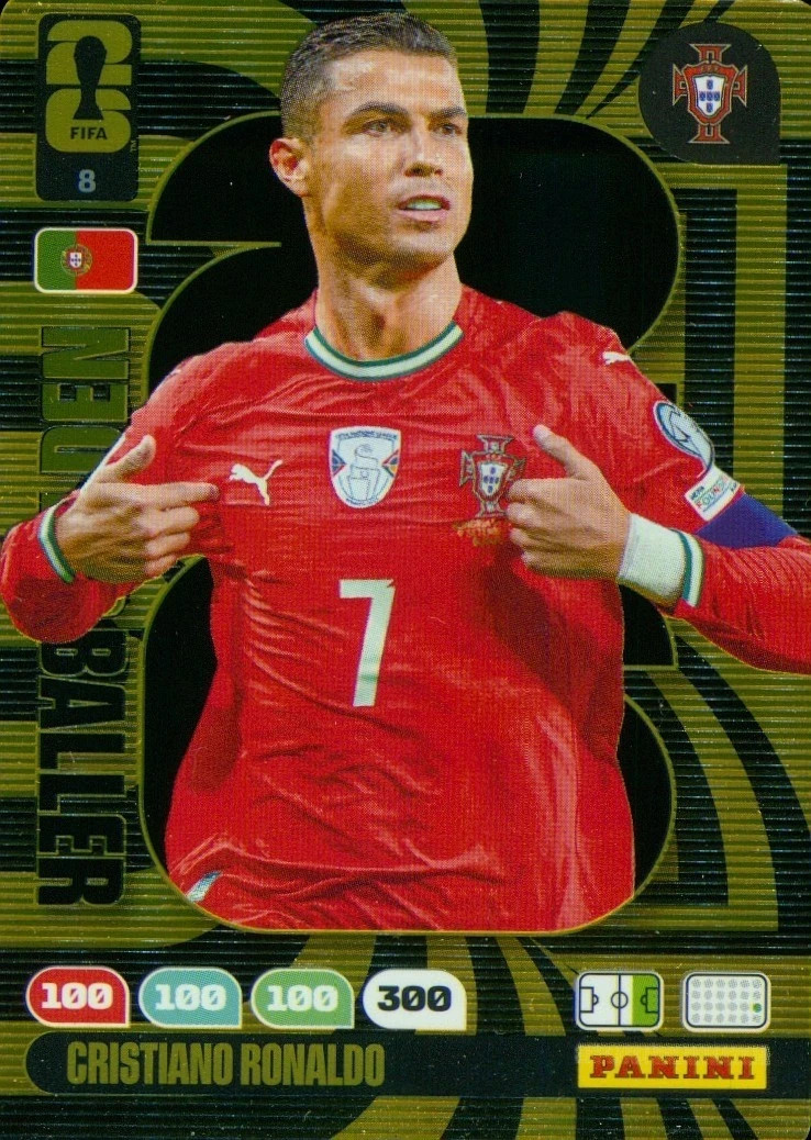 Panini FIFA World Cup Adrenalyn XL 2026 Golden Baller Portugal Cristiano Ronaldo
