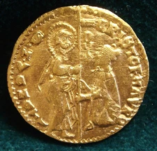 Venezia Cristoforo Moro Zecchino Oro Gold Gr. 3.54 Excellent Rare