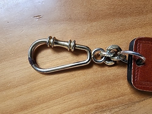 Monogramma H HERMES ??? BRACCIALE PORTACHIAVI Anello - Foto 5 di 5