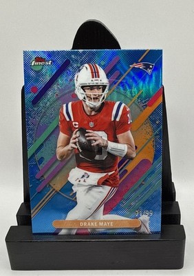 2025 Topps Finest Drake Maye Rare /99 Patriots