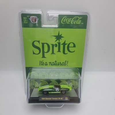 M2 Machines 1:64 1959 Chevy Corvette XP-86 Coca Cola Sprite Edition Limited 9250