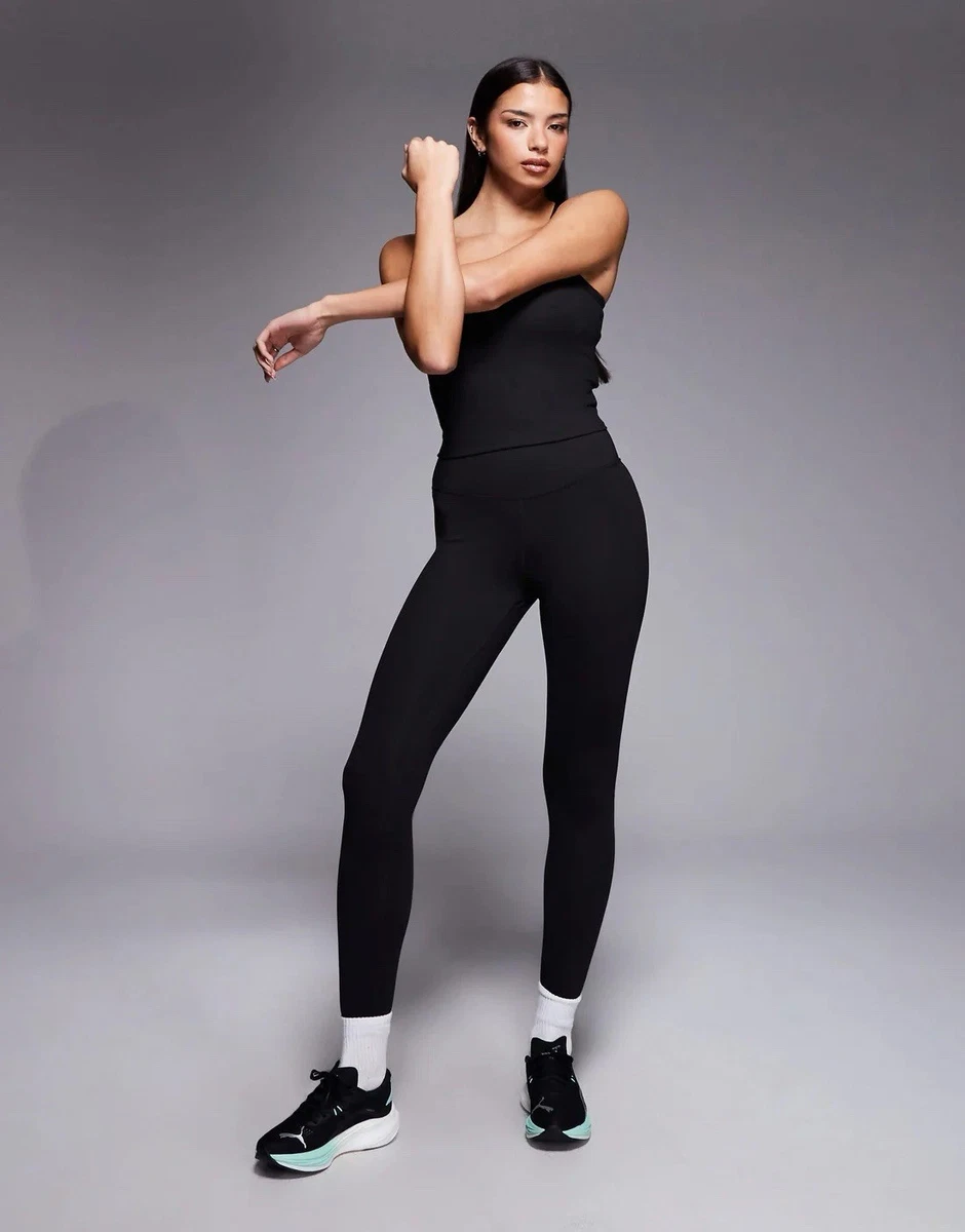 PUMA Evolve Training Leggings In Black Size S UK10 Brand New