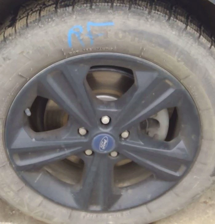 Черное алюминиевое колесо 17x7-1/2 2013 2014 2015 2016 Ford Escape CJ5Z1007A - Изображение 2 из 4