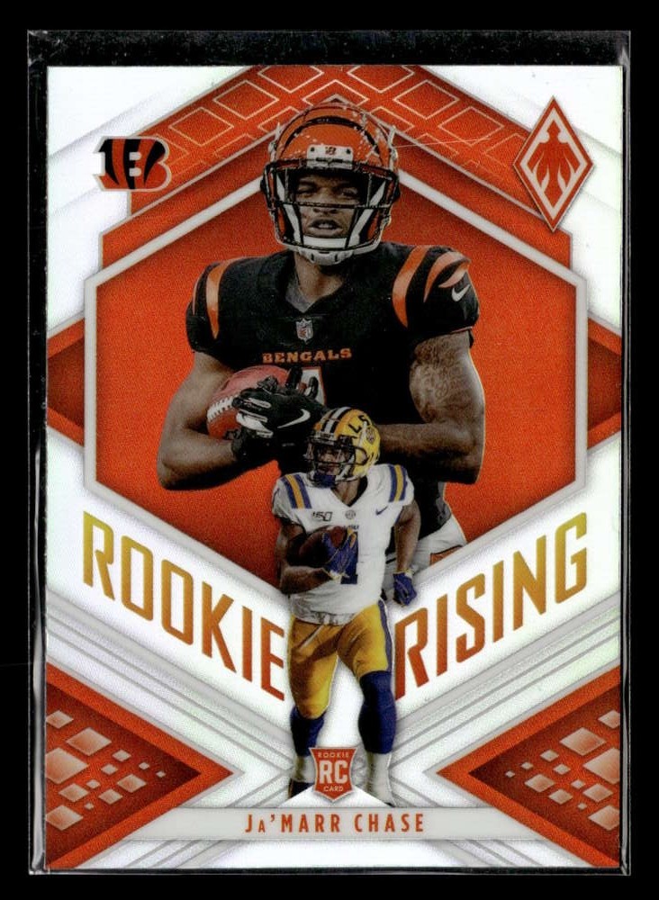 2021 Panini Phoenix Ja'Marr Chase #RIS-5 Rookie Rising Bengals LSU TV89