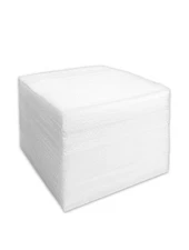 1/4” THICK 12” X 12” Square Polyethylene Foam Shipping Packing White (50 SHEETS)
