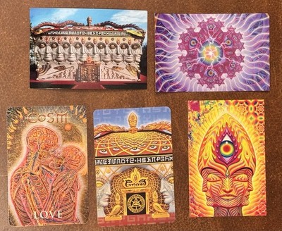 Alex Grey Art Handbill Print Set Psychedelic Poster Vision Crystal Tool Band Art