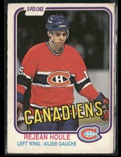 1981-82 O-Pee-Chee Rejean Houle #183 Montreal Canadiens