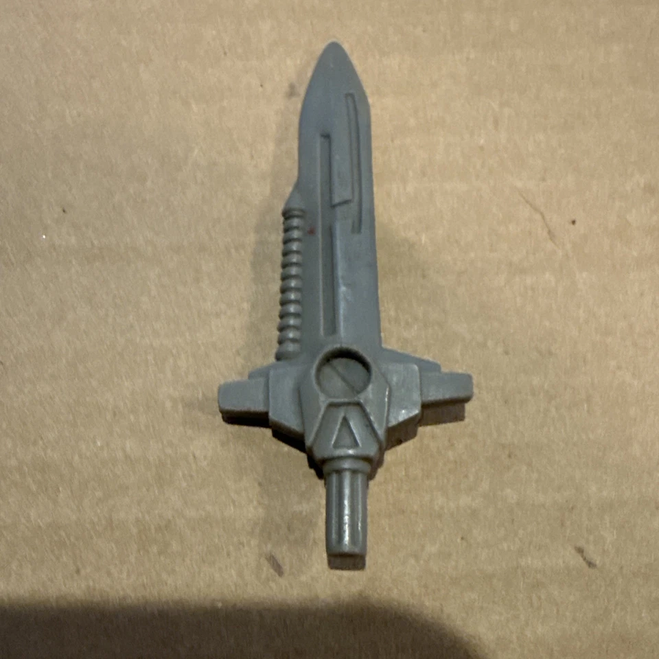 1988 Hasbro Takara Transformers G1 Accessory - Landmine Sword Gray Pretenders - Image 2 of 4