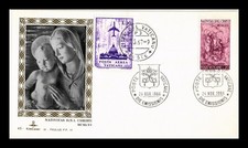 Dr Jim Stamps Vatican KimCover Cachet 1966 Christmas First Day Cover