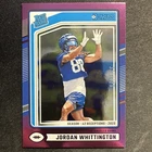 2025 Panini Jordan Whittington Season Stat Line (Raw)
