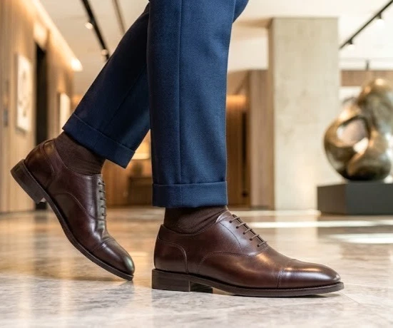 CES JOURS DE GLOIRE chaussures habillées hommes Oxford à bout bout bout en... - Photo 4/4