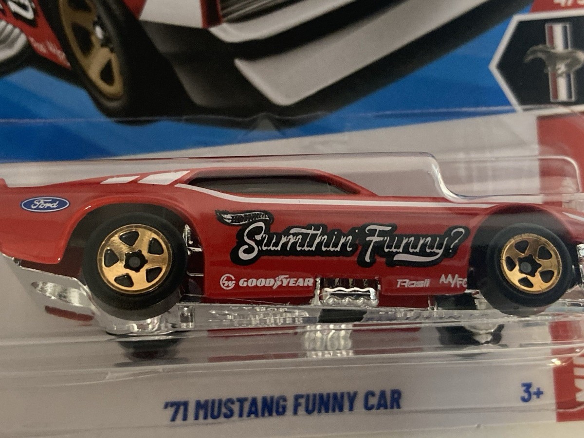 Hot Wheels Sumthin Funny Tampo Error 71 Mustang Funny Car 2025 176