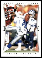 Deion Sanders 1997 Score Cowboys #7 Cowboys NFL READ FREE SHIPPING AutographDen