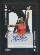 2025 SLOANE STEPHENS AUTO TOPPS CHROME AUTOGRAPHS