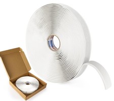 ADHES Premium Butyl Sealant Tape 1/2" x 30 'x 1/8" White Butyl Rubber Sealant...