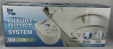 Total Vision Luxury Bidet System Fits Average Toilet NEW- Fits round  elongated