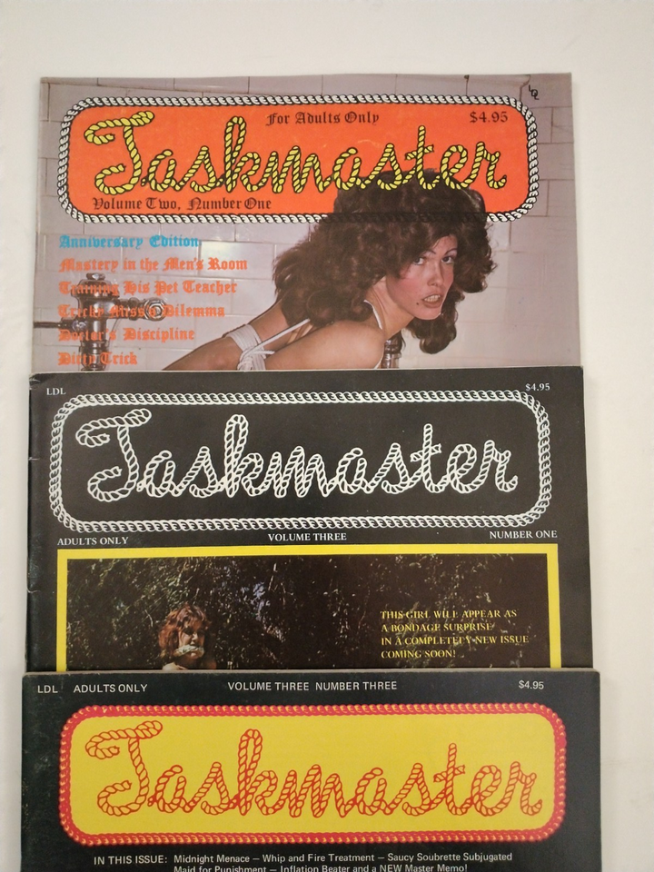 Vintage Taskmaster Lot Of 5 Magazines Bondage Lifestyle | eBay