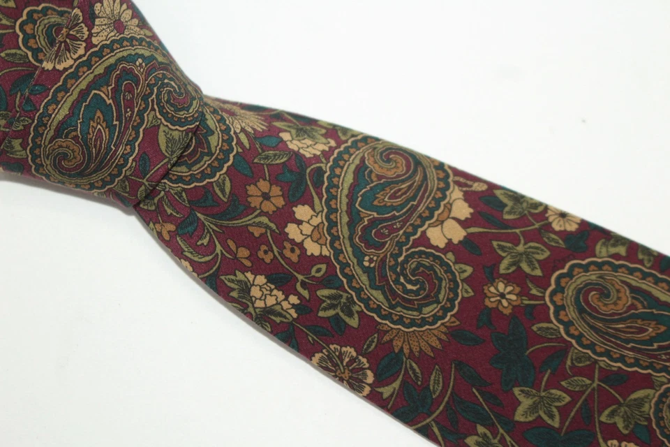 Corbata de seda BARTON MODA Made in Italy F85235 Foto 3 de 4