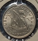 1977 Portugal 2 1/2 Escudos. Uncirculated. Bright Details. Beautiful.  — photo 1