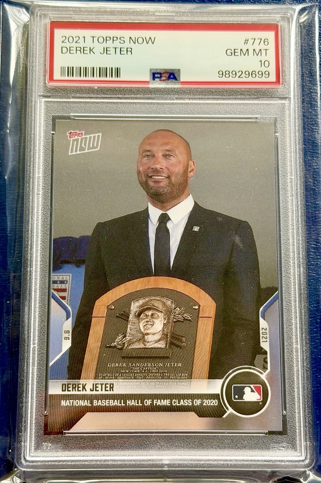 2021 Topps Now #776 Derek Jeter Yankees HOF PSA 10 Gem MT