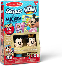 Melissa  Doug Sticker Wow Disney Mickey  Minnie 2-Pack Stamper Set  900 Surp