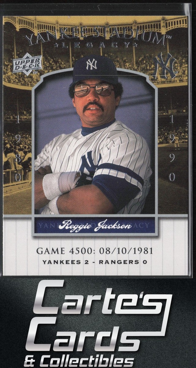 Reggie Jackson 2008 Upper Deck Yankee Stadium Legacy #4500 New
