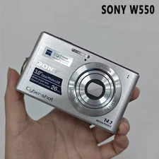 SONY Cyber-Shot DSC-W550 14.1MP 4x zoom Digital Camera English Silver Work